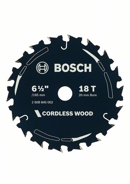 BOSCH ULTRA THIN WOOD SAW BLADES 6 1/2'' ( 165MM) X 16MM X 18 TEETH